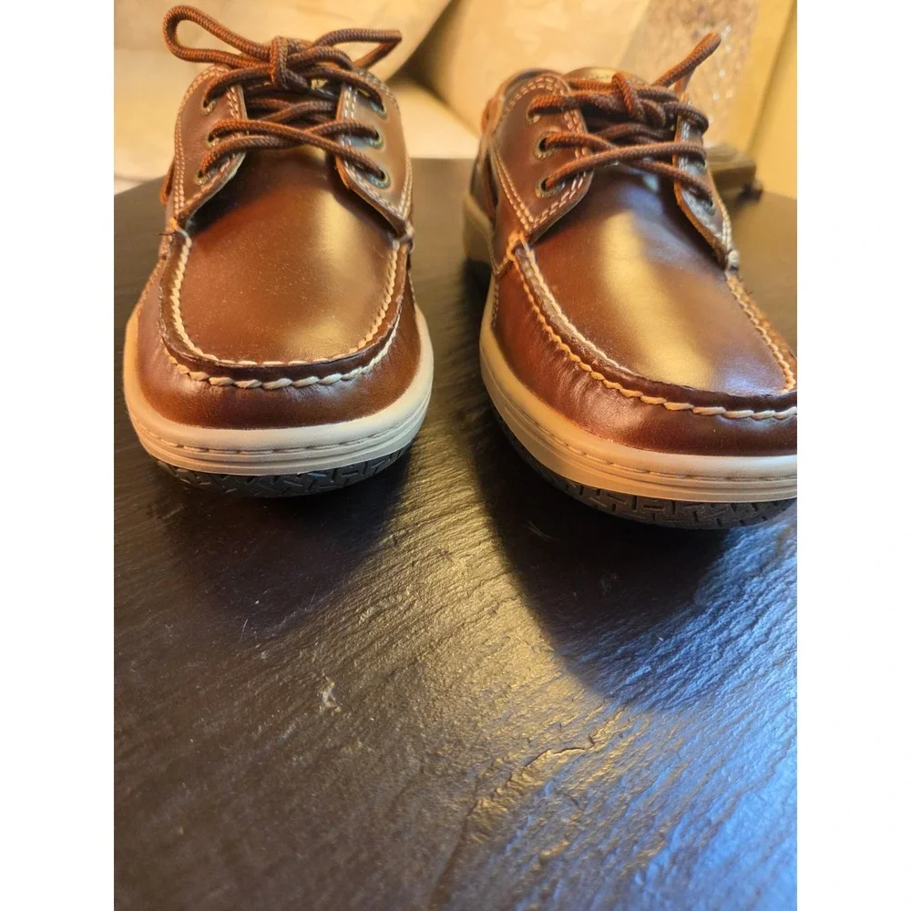 Sperry Men's Top-Sider Billfish 3-Eye Leather Boat Shoe Brown Sz 8M NEW! $125